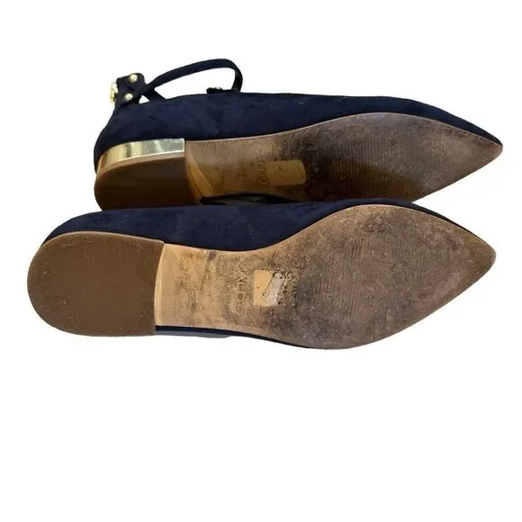 Aldo Marieta navy and gold ballet flats- size 8.5 - Picture 4 of 7